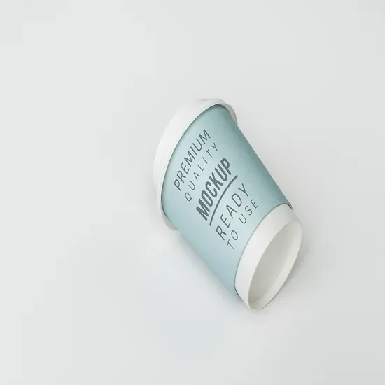 Wholesale Food Grade Eco-Friendly Disposable Custom Juice Plastic Storage Packaging Bubble Milk Tea Juice Clear Plastic Cold Hot Drink Paper Cup with Lid