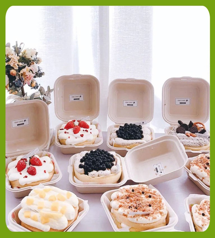 Factory Wholesale Custom Printing Biodegradable Food Grade Disposable Takeaway Lunch Fries Hamburger Packaging Packing Bagasse Burger Box