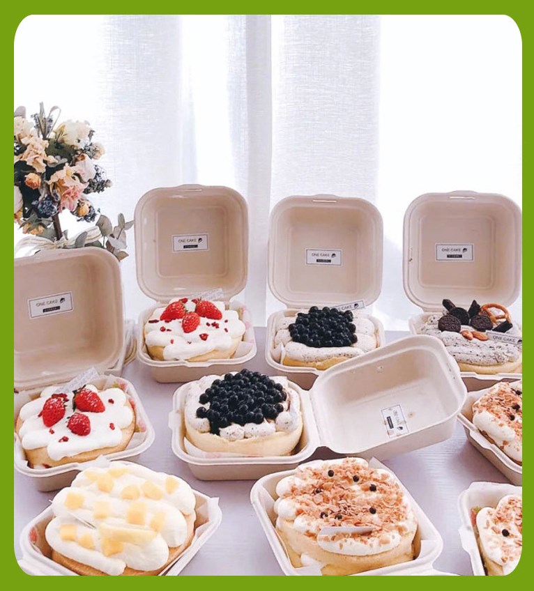 Factory Wholesale Custom Printing Biodegradable Food Grade Disposable Takeaway Lunch Fries Hamburger Packaging Packing Bagasse Burger Box
