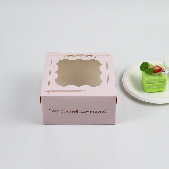 Factory Cheap Customized Printed Logo Food Grade Paper Doughnut Wholesale Custom Size Disposable Bakery Packaging Donuts Macaron Cake Packing Box 