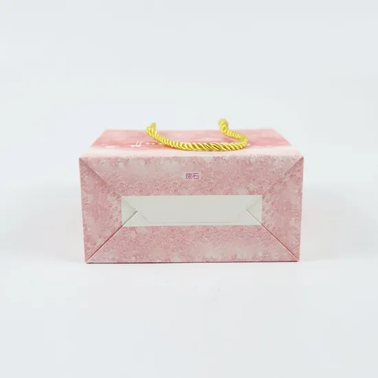 Factory Wholesale Custom Printing Logo Luxury Personalized Degradable Shopping Gift Food Cosmetic Jewelry Packaging Kraft Cardboard Paper Bag with Handle