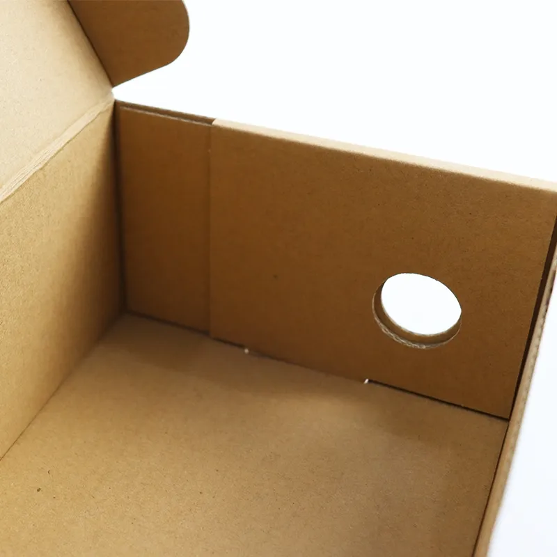 Factory Wholesale Custom All Size Eco-Friendly Recyclable Printed Logo Food Shipping Packaging Cardboard Vegetable Fruit Shoe Kraft Corrugated Paper Boxes