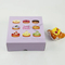 Factory Direct Sale Wholesale Personalized Luxury Customized Printed Logo Size Food Grade Disposable Packaging Macaron Cake Doughnut Sweet Cardboard Box