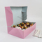 Factory Wholesale Cheap Personalized Luxury Customized Printed Logo Size Food Grade Disposable Packaging Macaron Cake Doughnut Sweet Cardboard Box