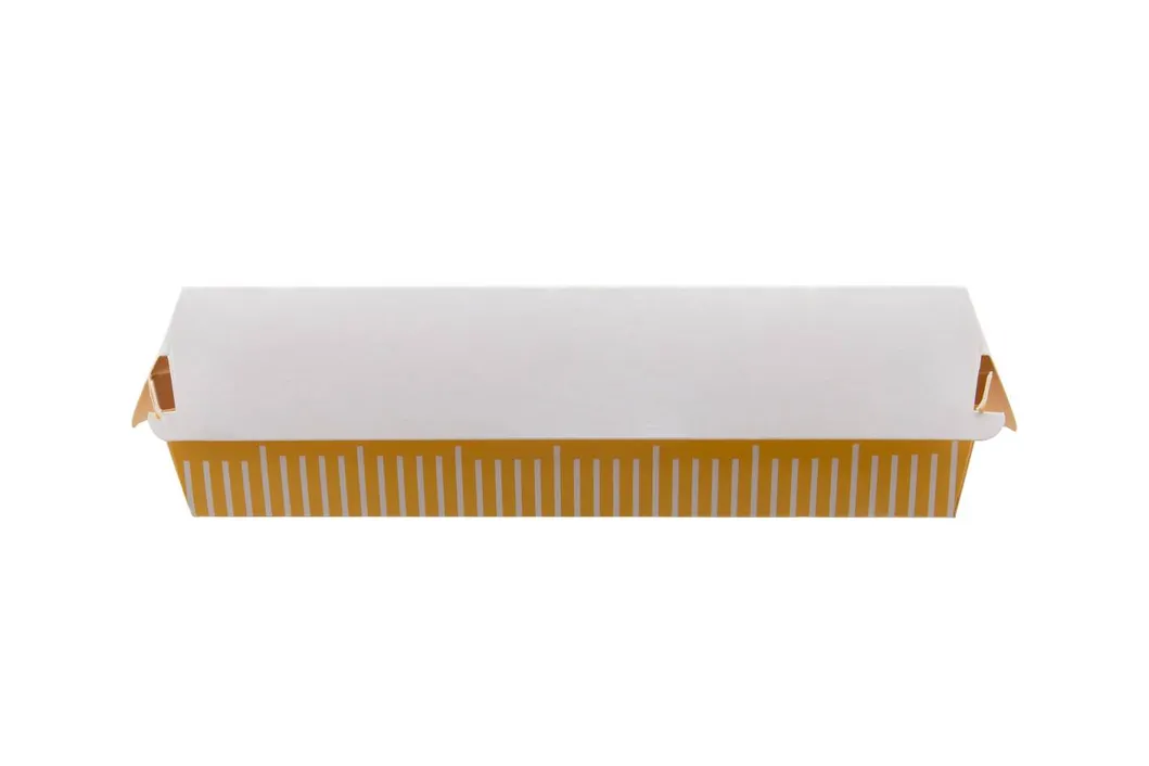 Wholesale Disposable Takeaway Food Containers Customized Printing Disposable Hot Dog Box Paper Box