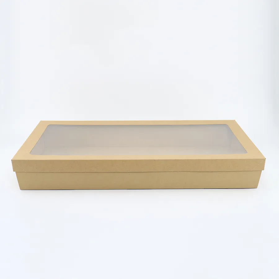Custom Logo Eco-Friendly Foldable Food Grade Packaging Boxes Recyclable Paper Design Cake Cookie Bread Macaron Other Foods