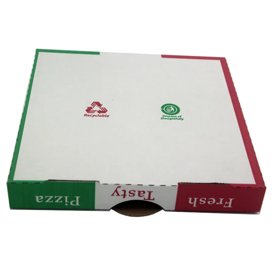 Cheap Customized Recyclable Corrugated Paper Pizza Box for Packing