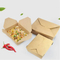 Wholesale Custom Printing Fast Food Take Away Box Disposable Kraft Paper Meal Box