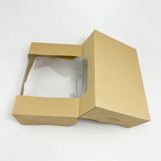 Custom Craft Logo Cake Macaron Paper Boxes with Insert Gift Packaging Box