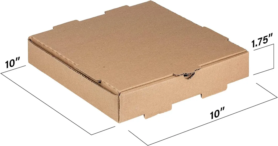 Cheap Price 10 12 14 16 18 Inch Corrugated Cardboard Wholesale Custom Pizza Box.