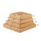 Eco Friendly Kraft Paper Pizza Box Custom Printed Disposable Fast Food Packaging Box