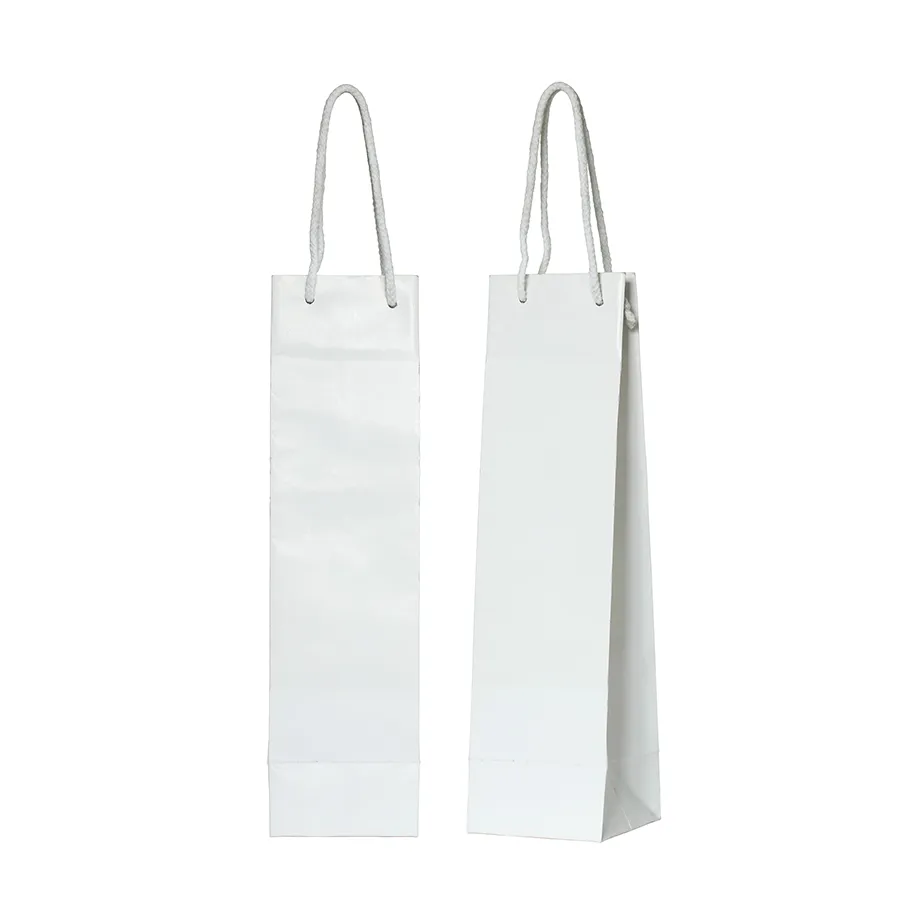 Customized Brown Recyclable Kraft Paper Bag Logo Printing Long Custom Size Packaging Paper Shopping Bag