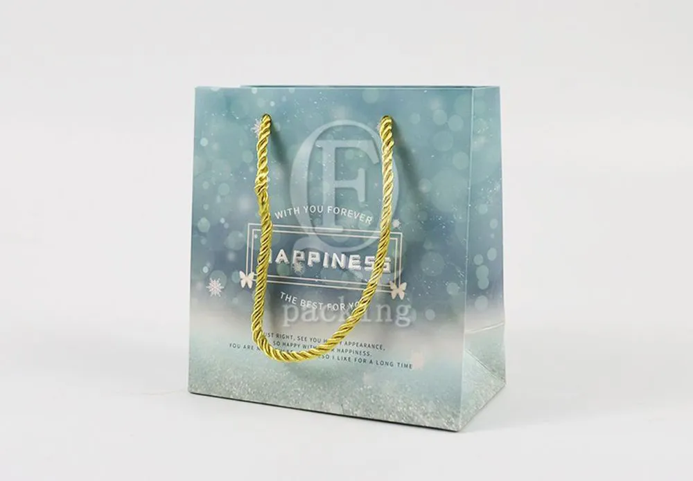 PMC Printing OEM Custom Thickness Packaging Gift Shopping Paper Bag
