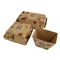 Customized Personalized Logo Brown Natural Color Food Grade Kraft Paper Box for Fried Chicken Fast Takeaway Food