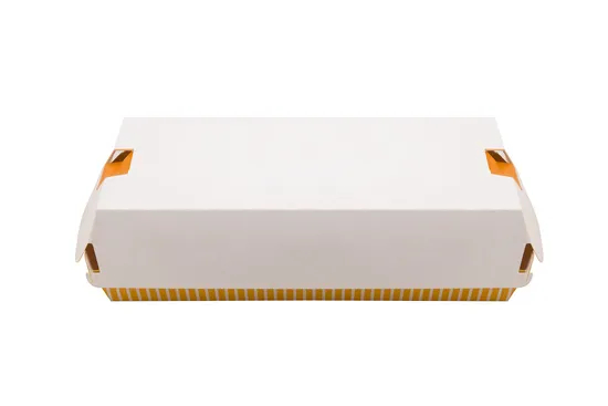 Disposable Fast Takeaway Food Grade Cardboard Packaging Burger Biodegradable Food Paper Hamburger Box for Restaurant Cake Box