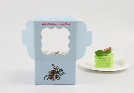 Exquisite Prevent Vibration Customized Cake Paper Boxes for School Event