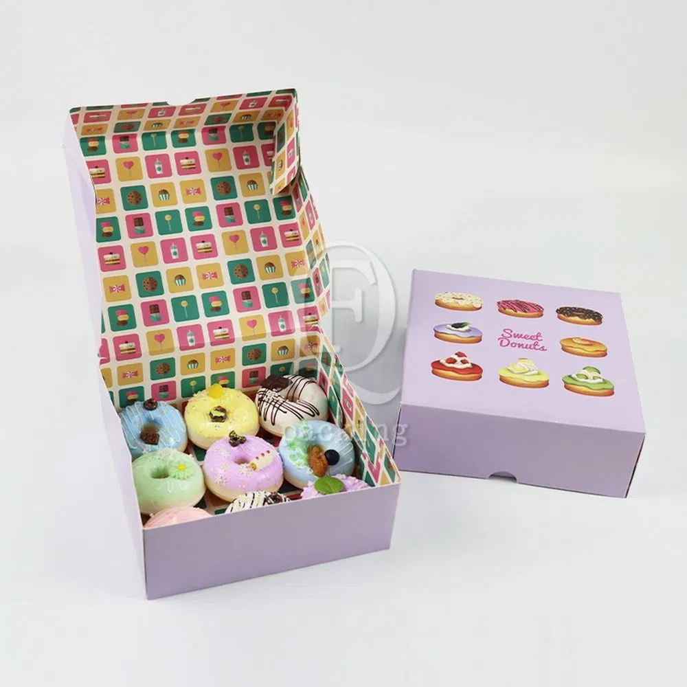 High-End Design Thickened Customized Cardboard Cake Boxes for Team-Building Activity