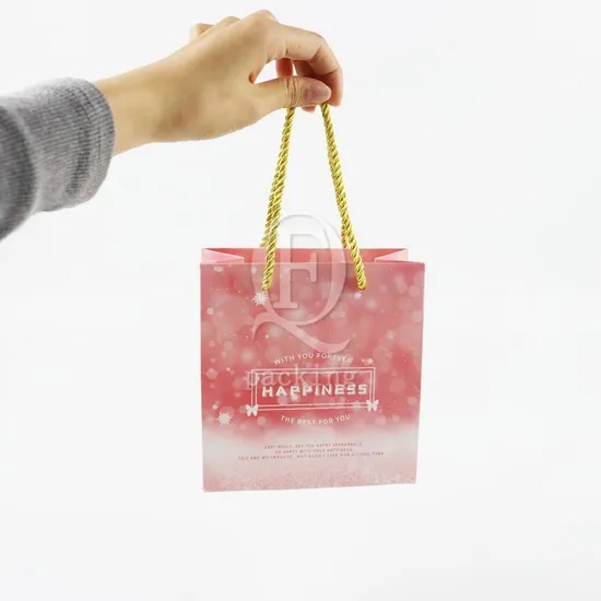 Smooth Surface Self-Adhesive Closure Customized Brown Kraft Paper Bag for Hotel Catering