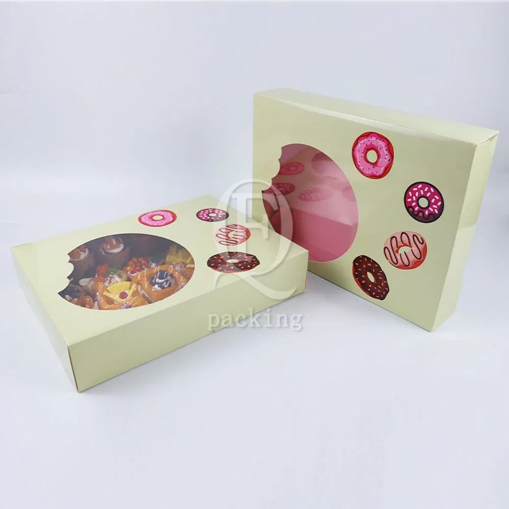 Exquisite High-Quality Printing Customized Packaging Square Cake Box for Club Celebration