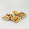 Hot Selling Custom Eco Friendly Biodegradable Brown Craft Paper Packaging Takeaway Snack Tray