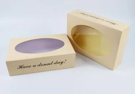 Fashionable UV Protection Packaging Boxes for Banana Cakes for Store Anniversary Promotion