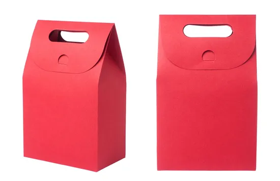 Factory Custom Sealing Food Sandwich Bakery Packaging Takeaway Kraft Paper Bag with Handle