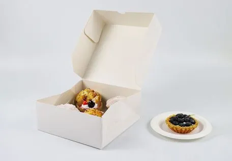 Fashionable Sturdy and Firm Waterproof Paper Cake Box for Store Anniversary Promotion