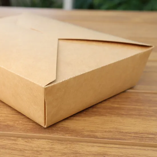 FSC Custom Take Away Lunch Box Food Container Disposable Food Box