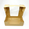 Cheap Custom Printed Logo Food Grade Paper Doughnut Food Box Wholesale Disposable Bakery Packaging Cake Macaron Box