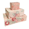 Factory Wholesale Custom Logo Luxury Takeaway Food Biodegradable Eco-Friendly Food Grade Sweet Pastry Dessert Cookies Donut Packaging Box
