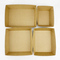 New Food Grade Cardboard Box Corrugated Paper Fast Food Box Boat Shaped Lunch Box Take-out Boat Tray