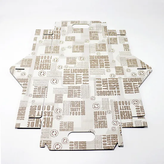 Fried Chicken Fried Food Safety Packaging Box Fast Food Takeaway Packaging Delivery Box with Handle