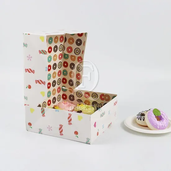 Easy to Stack Prevent Vibration Rectangle Paper Cake Box for Opening Ceremony