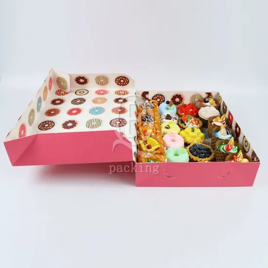 Prevent Leakage Easy to Clean Customized Cake Package Box for Mass Gathering