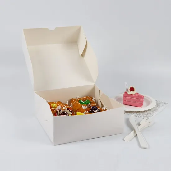 Disposable Paper Packaging Cardboard Big Birthday Cake Box Packaging Cake Box