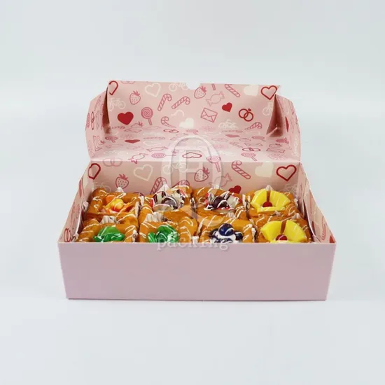 Creative Easy to Disassemble Customized White Paper Cake Box for Wedding Scene