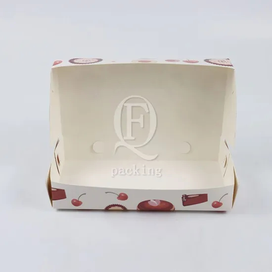 Easy to Stack Anti-Scratch Collapsible Paper Pink Cake Box for Cake Shop