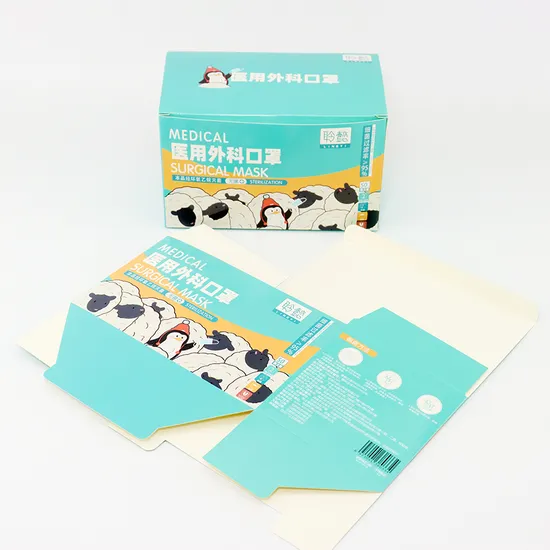 Factory Wholesale Custom Multi Color Packaging Storage Eco-Friendly Degradable Personalized Cosmetic Gift Carton Mask Paper Box