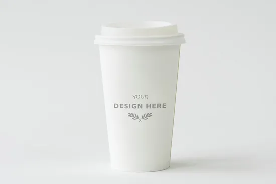 Wholesale Custom Single or Double Wall Disposable Coffee Hot Drink Paper Cup
