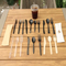 Wholesale Customized Printing Size Eco-Friendly Disposable Knife Fork and Spoon Wooden Cutlery