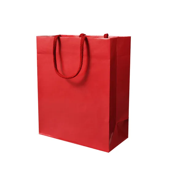 Wholesale Custom Degradable Eco-Friendly Cheap Greaseproof Gift Bag Colorful Paper Bag