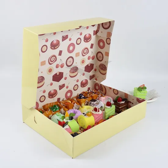Custom Private Logo Cake Corrugated Cardboard Paper Packaging Box
