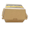 Disposable Corrugated Cardboard Flute F Food Packaging Lunch Hamburger Box
