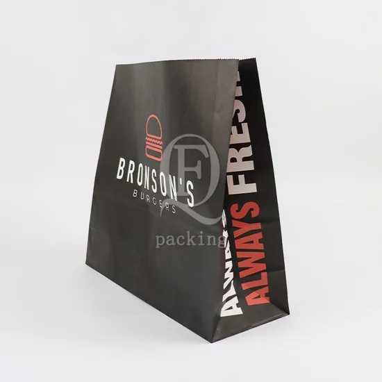 Wholesale Custom Printing Luxury Personalized Multi-Color Degradable Eco-Friendly Recyclable Shopping Gift Food Packaging Kraft White Card Paper Bag