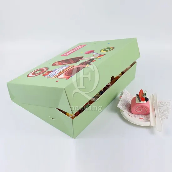 Factory Cheap Wholesale Custom Printed Logo Size Food Grade Doughnut Disposable Bakery Delivery Packing Macaron Paper Cupcake White Cardboard Box
