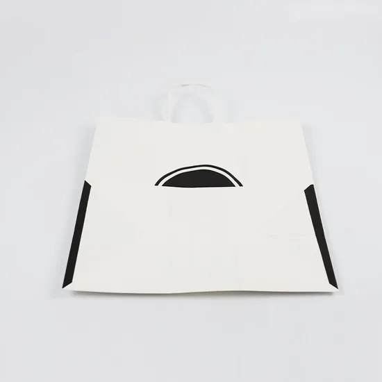 Custom Print Logo Biodegradable Brown Kraft Bread Clothing Gift Shopping Packaging Tote Kraftpaper Bag