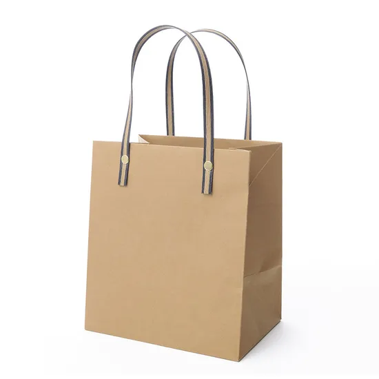 Hot Sale Custom Printed Luxury Packaging Kraft Paper Perfume Packaging Shoes Clothing Shopping Gift Paper Bag