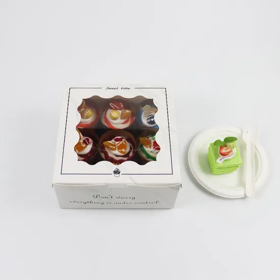 Custom Donut Box Doughnut Package Bakery Cake Boards Box Personalized Boxes