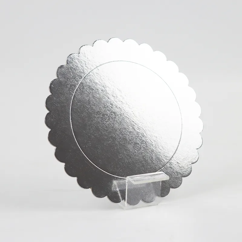 Factory Wholesale Cheap Customize Size Shape Cake Board Gold Silver White Corrugated Cake Board Cake Paper Board Plate