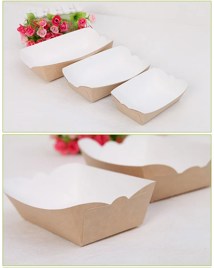 High Quality Christmas Gift Packing Hamper Customized Paper Box Tray Food Packaging Cardboard Tray Box